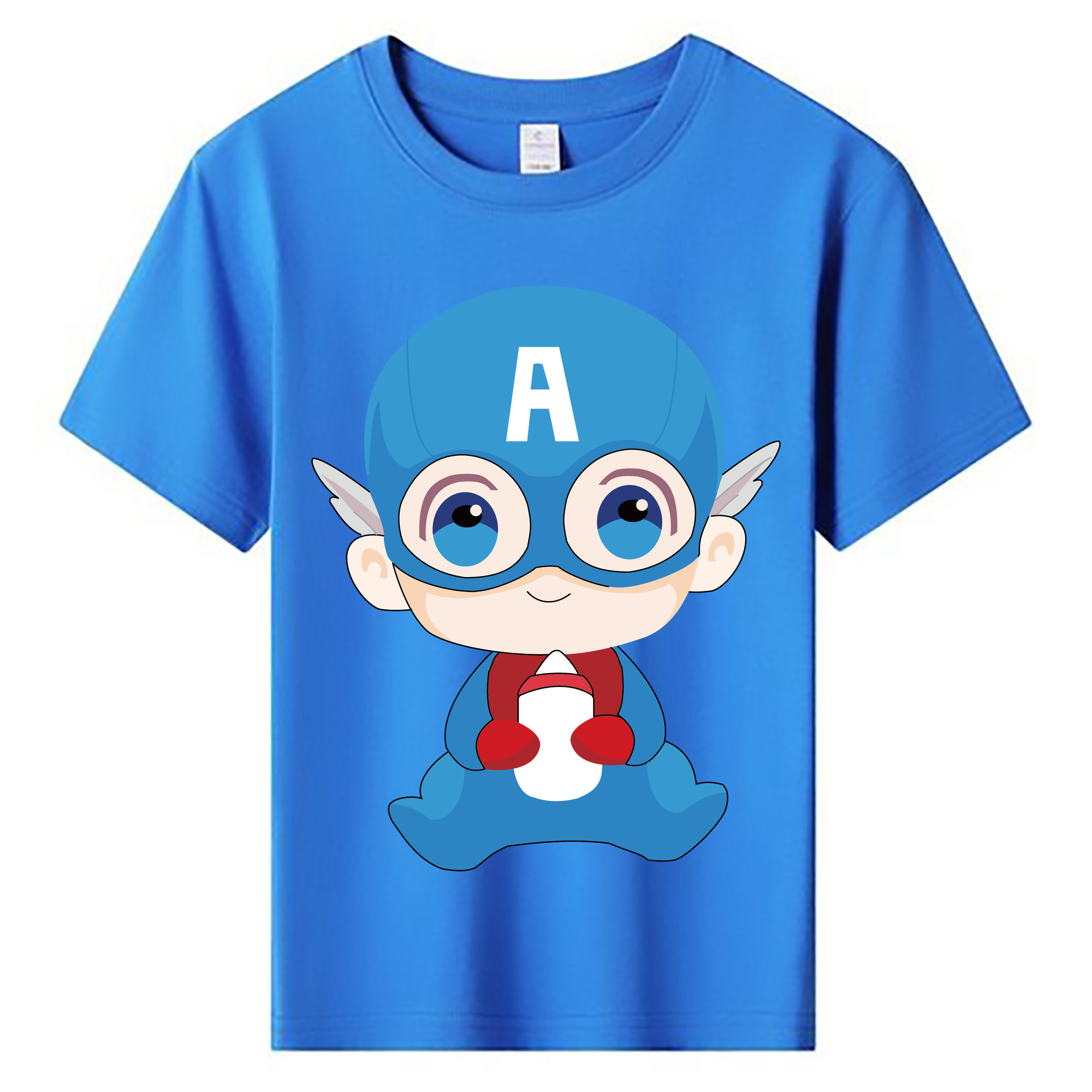 （画像用） アベンジャーズ The Avengers 綿100％キッズTシャツ（フロントプリント）